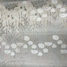 Camelia Floral Cut Velvet Fabric - Damask Floral Design, 56" Width (1 Yard)