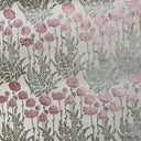 Camelia Floral Cut Velvet Fabric - Damask Floral Design, 56" Width (1 Yard)