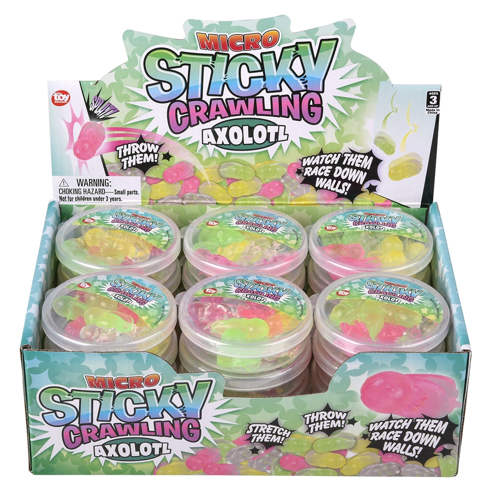 Stretch Axolotl Sticky Toy 24ct (1 DSP)