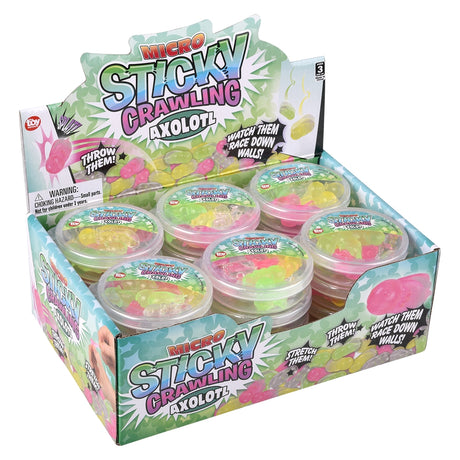 Stretch Axolotl Sticky Toy 24ct (1 DSP)