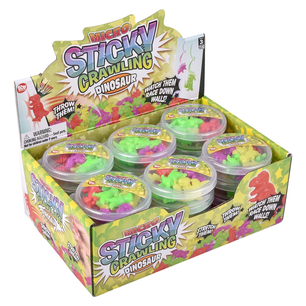 Stretch Dinosaur Sticky Toy (24 PC Display)