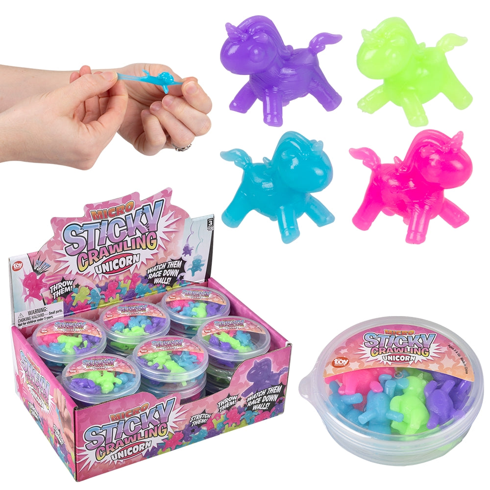 Micro Stretch-Icky Unicorns (24 Ct Display)