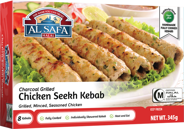 Al Safa Chicken Seekh Kebab (Charcoal Grilled) 12