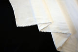10 Oz 100 Percent Cotton Canvas Fabric - Bleached White, Dyed Black, 60" Wide (1 Yard)