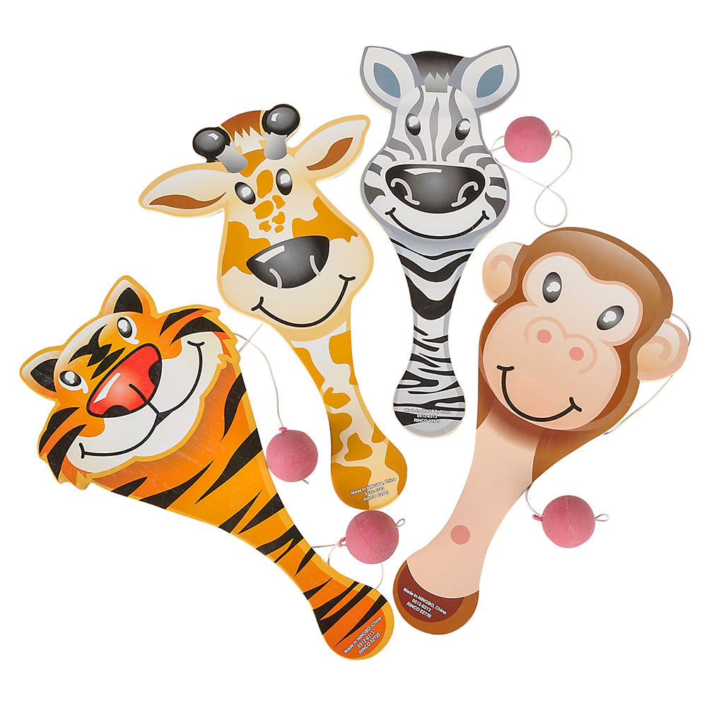 Zoo Animal Paddle Ball (1 DZ)