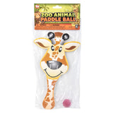 Zoo Animal Paddle Ball (1 DZ)