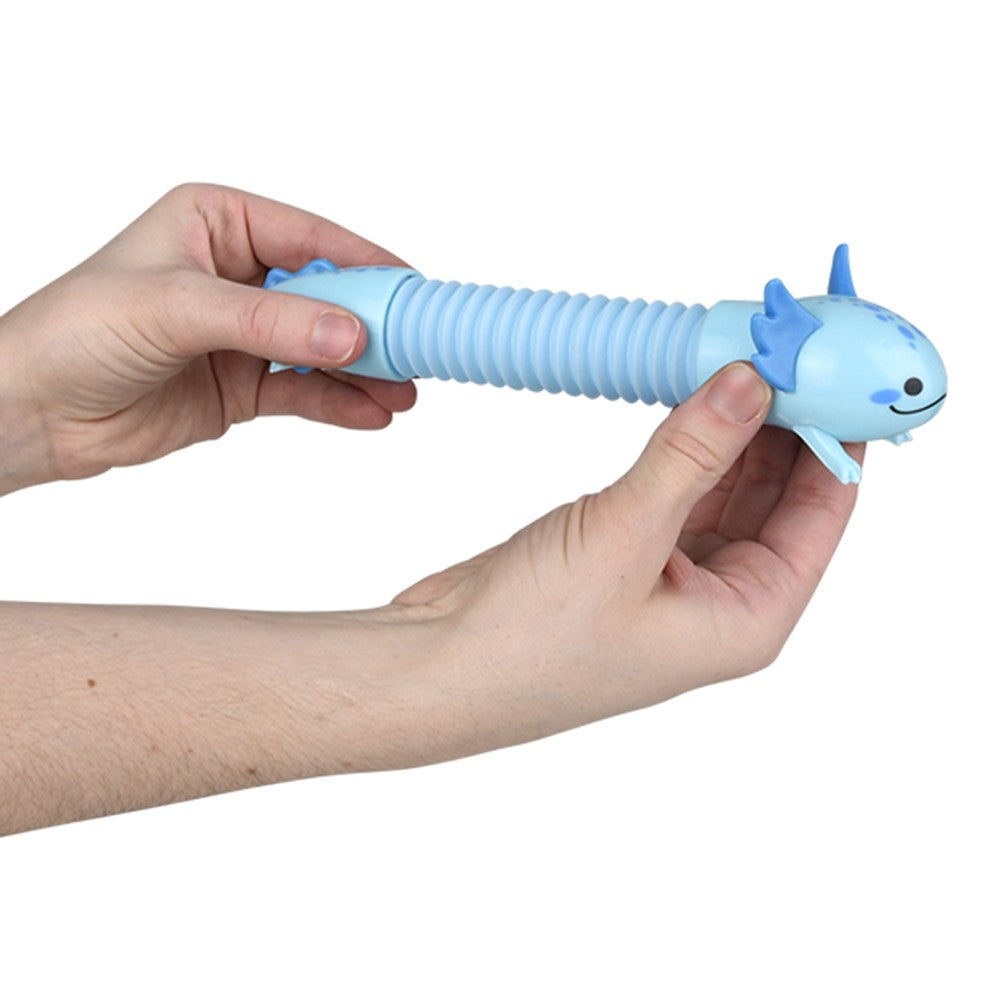Axolotl Fidget Pop Tube 7.5" (12 PC Display)