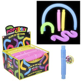 Glow In The Dark Pop Fidget Tube (24 Display)