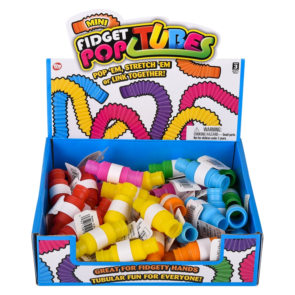 Mini Pop Tube Fidget Toy (48 Pc Display)