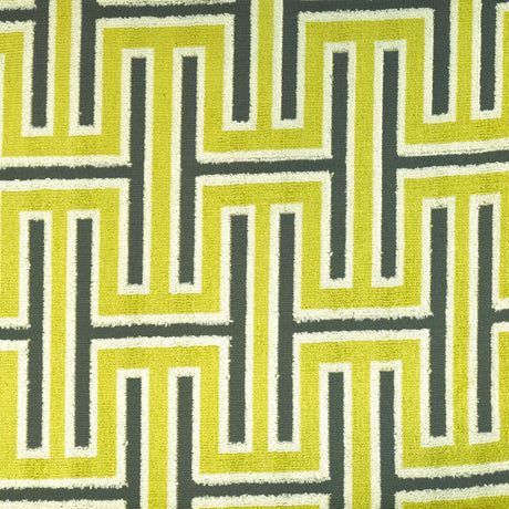 Cut Velvet Upholstery Fabric Muriel Geometric Pattern