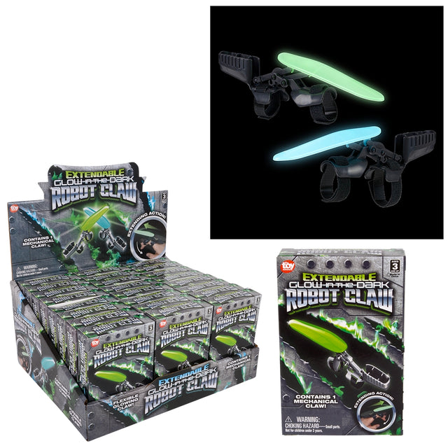 Glow In The Dark Robot Claws (1 DSP)