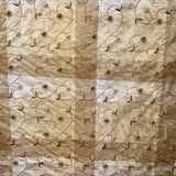Caroline Embroidered Floral Silk Fabric - Apricot, Blueberry, Melon, Wheat, 54" Width (1 Yard)