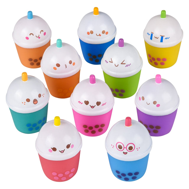 Bubble Tea Rubber Assortment (50 Pc Poly Bag)