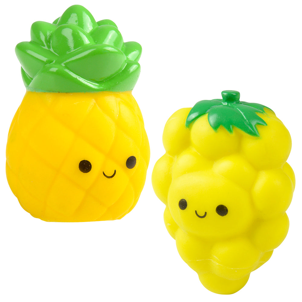 Mini Rubber Fruit Collectible (50 Pc Poly Bag)