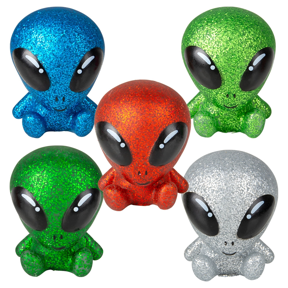Glitter Galactic Alien Toy