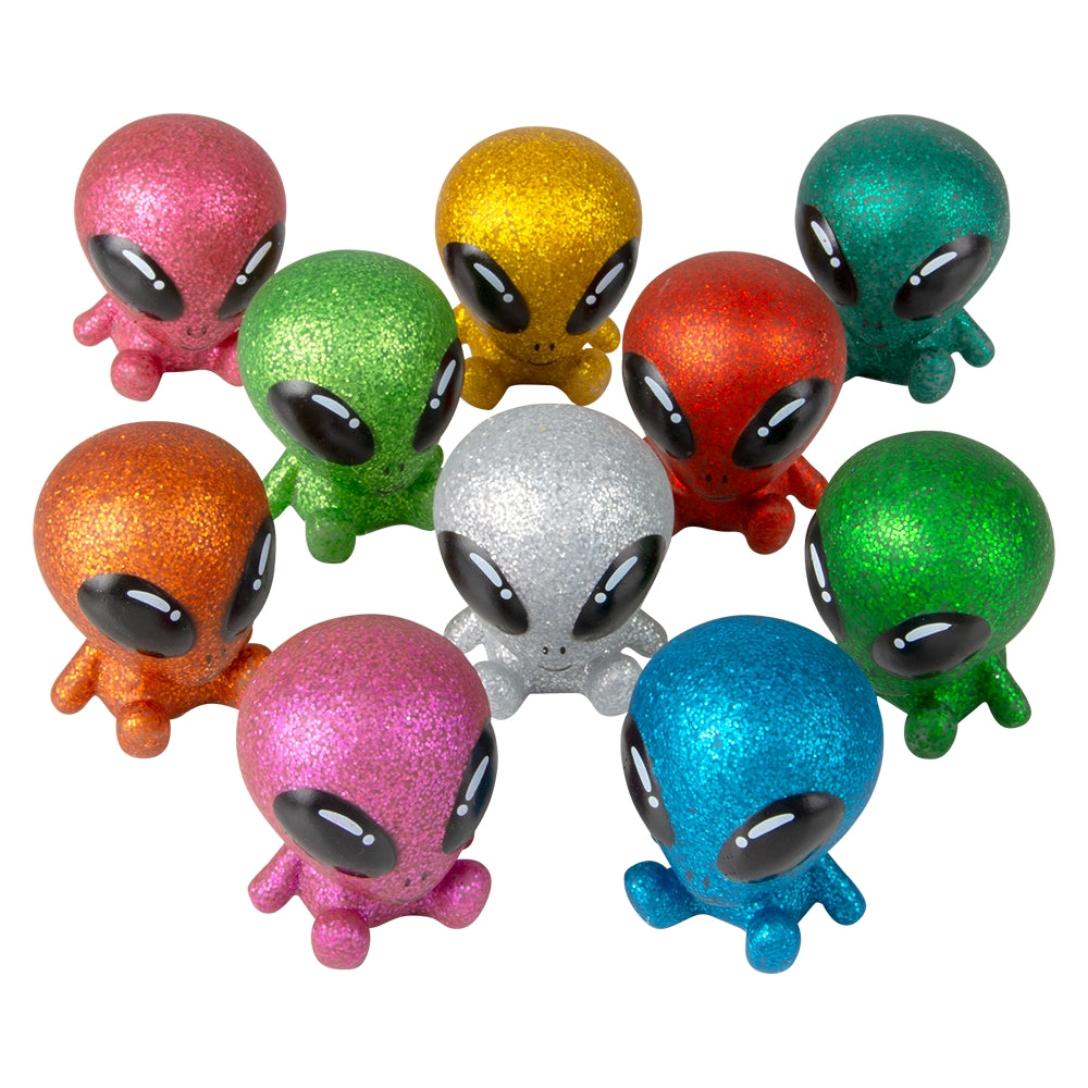 Glitter Galactic Alien Toy