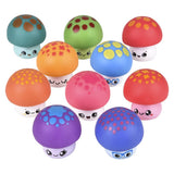 Rubber Mushroom Assortment (50 Pc Poly Bag)