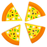 Rubber Pizza Assortment 2" (50 Pc Poly Bag)