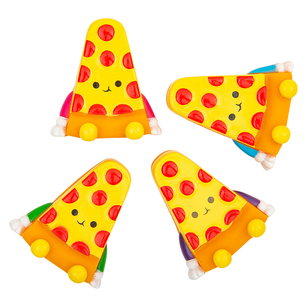 Rubber Pizza Assortment 2" (50 Pc Poly Bag)