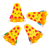 Rubber Pizza Assortment 2" (50 Pc Poly Bag)