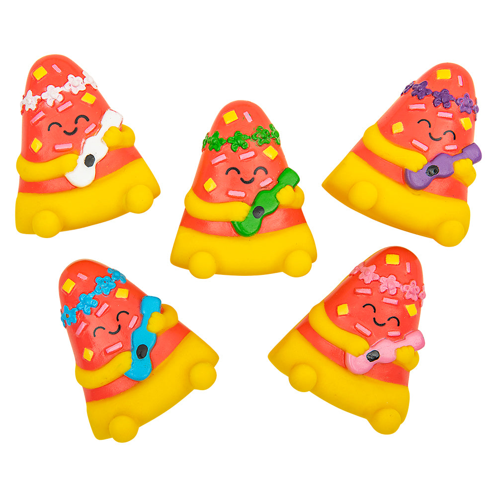 Rubber Pizza Assortment 2" (50 Pc Poly Bag)