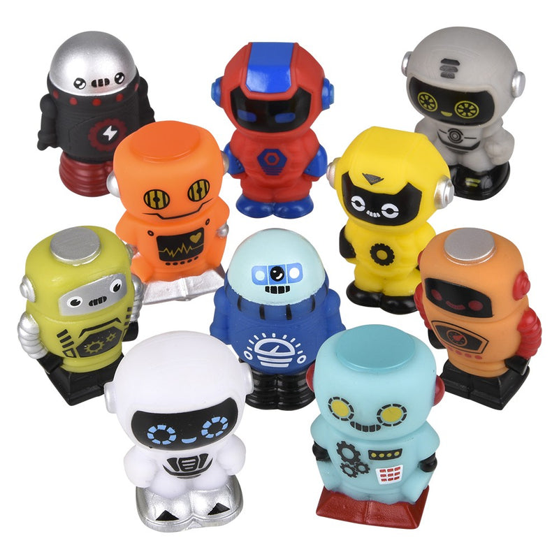 Rubber Robot Assortment (50 Pc)
