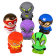 Rubber Superhero Assortment (48 Pc Poly Bag)