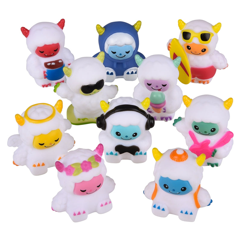 Rubber Yeti Characters (50 Pc Poly Bag)