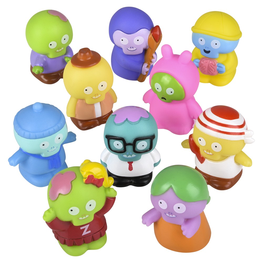 Rubber Zombie Assortment (50 Pc)