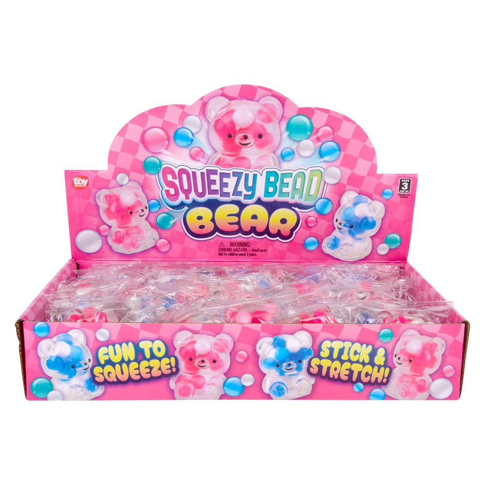 Squeezy Bead Bear (24 Pc Display)