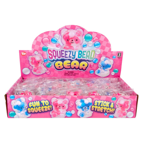 Squeezy Bead Bear (24 Pc Display)