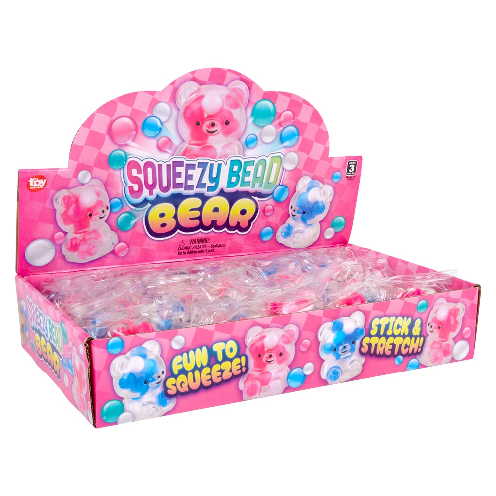 Squeezy Bead Bear (24 Pc Display)