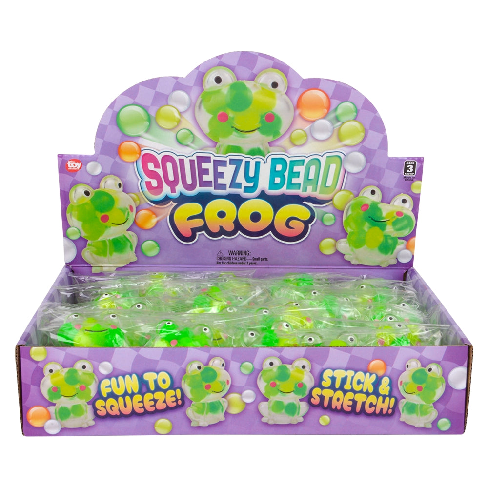 Squeezy Bead Frog (24 Pc Display)