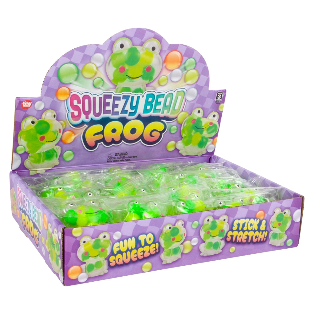 Squeezy Bead Frog (24 Pc Display)
