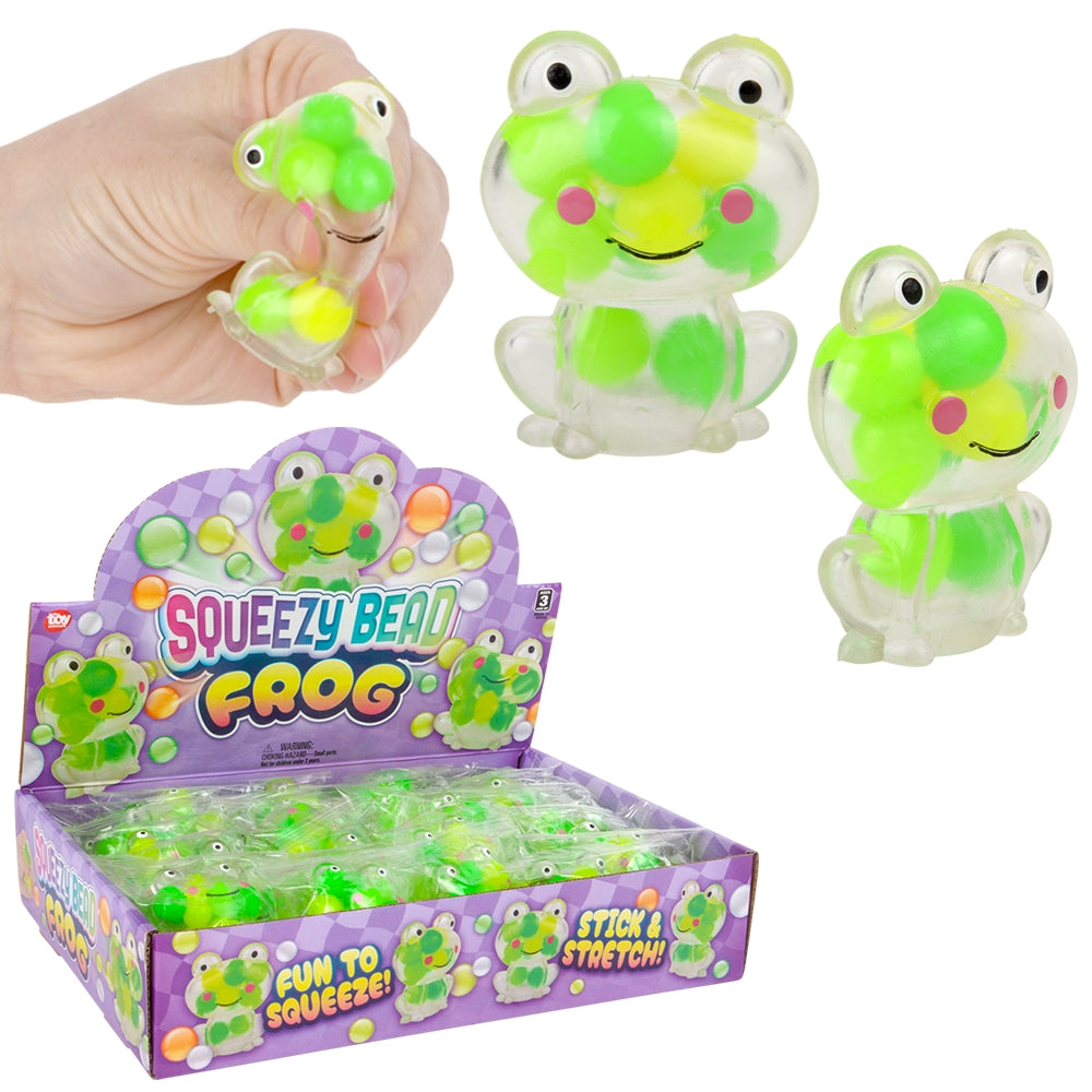 Squeezy Bead Frog (24 Pc Display)