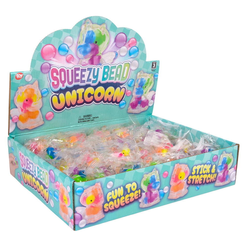 Squeezy Bead Unicorn (24 Pc Display)