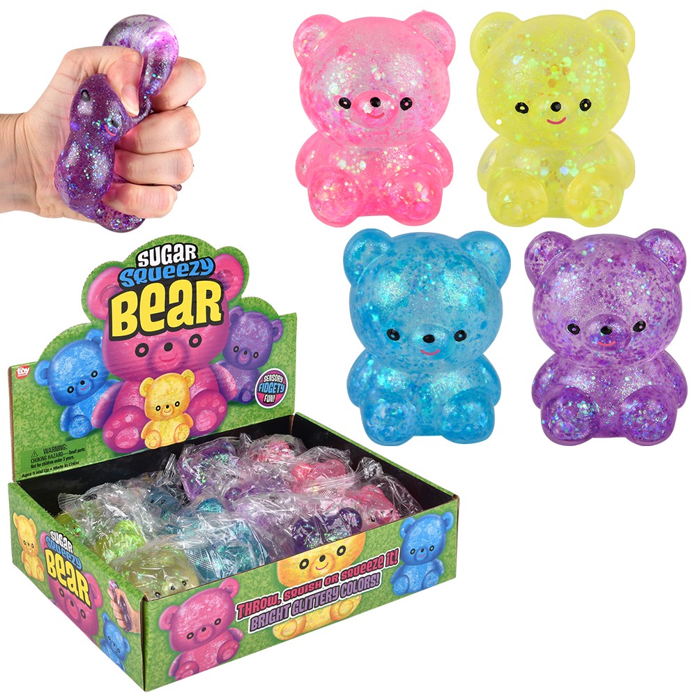 Squeezy Sugar Bears (12 Pc Display)