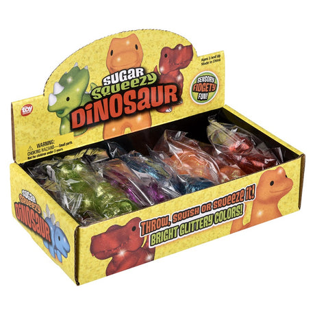 Squeezy Sugar Dinosaurs (12 PC Display)