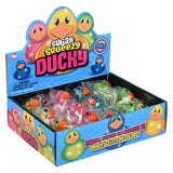 Squeezy Sugar Ducky Stress Toy (12 Pc Display)