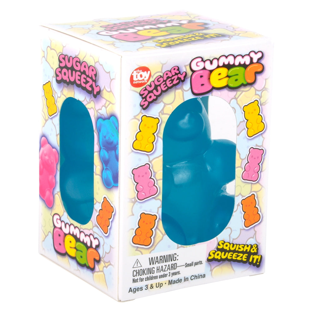 Squeezy Yummy Bear Fidget Toy (4" Display)