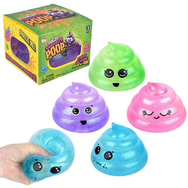 Poop Squeezy Toy 4"