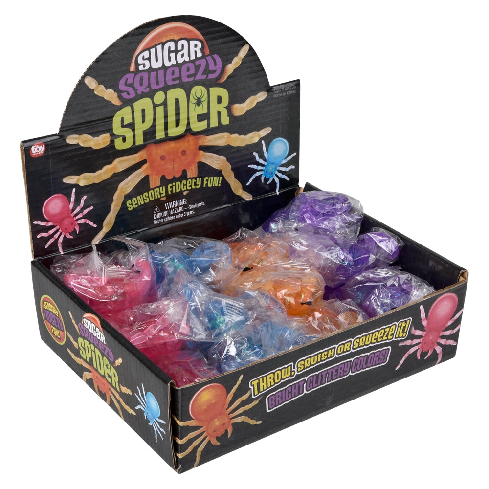 Squeezy Sugar Spider (12 Ct Display)