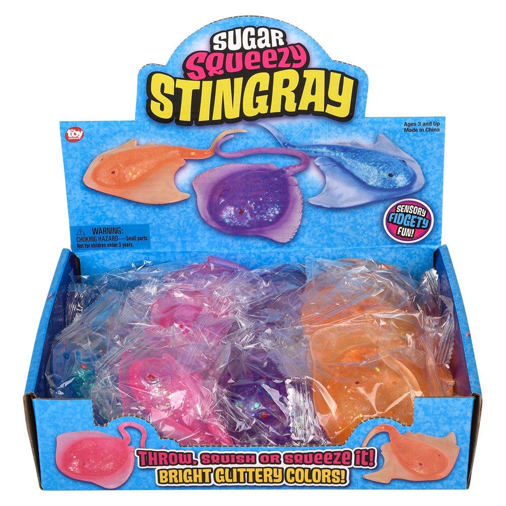 Squeezy Sugar Sting Ray (12 Pc Display)