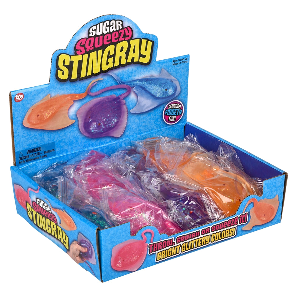 Squeezy Sugar Sting Ray (12 Pc Display)