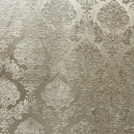 Casino Fabric 100 Percent Polyester Fabric - Tonal Damask, 56" Width (1 Yard)