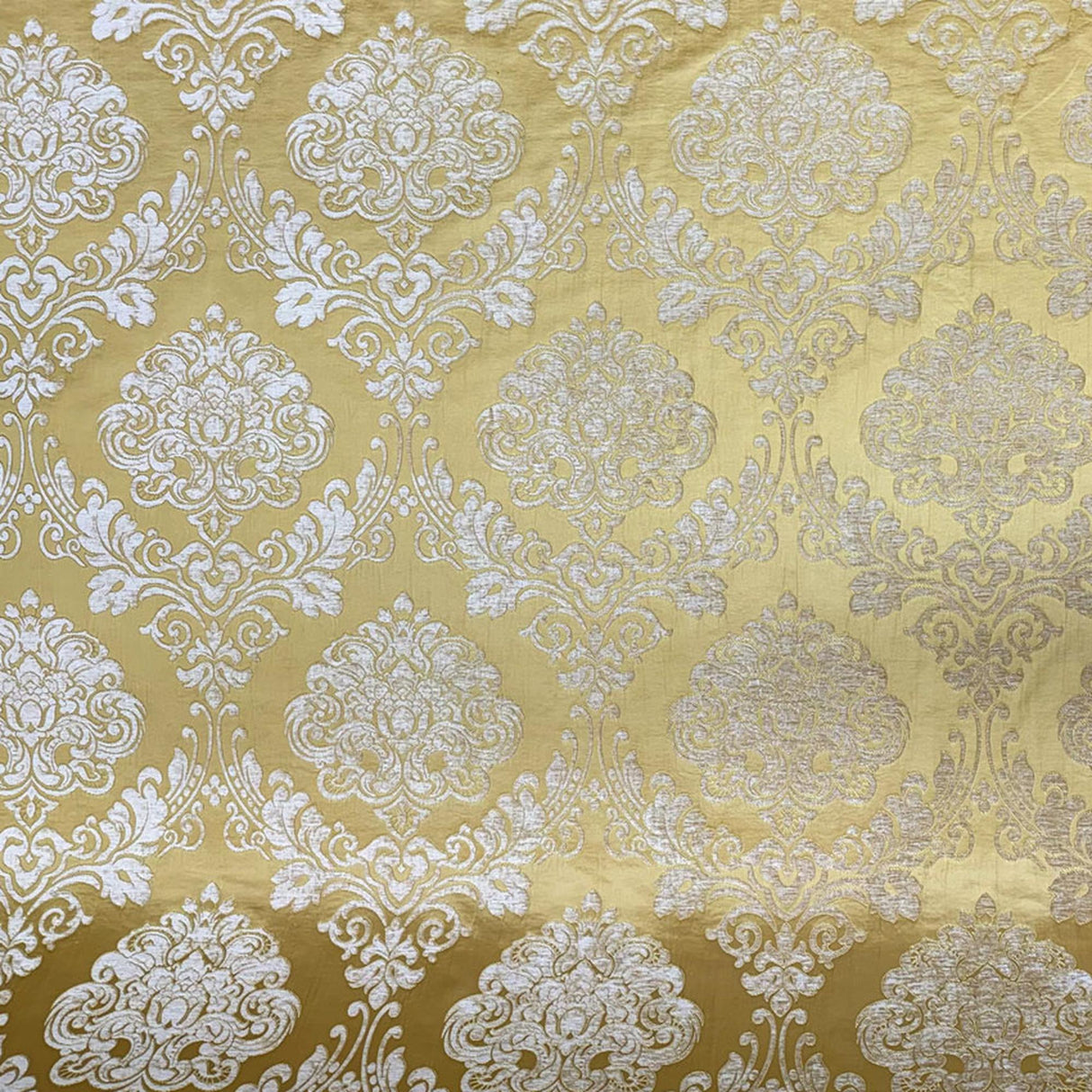 Casino Fabric 100 Percent Polyester Fabric - Tonal Damask, 56" Width (1 Yard)