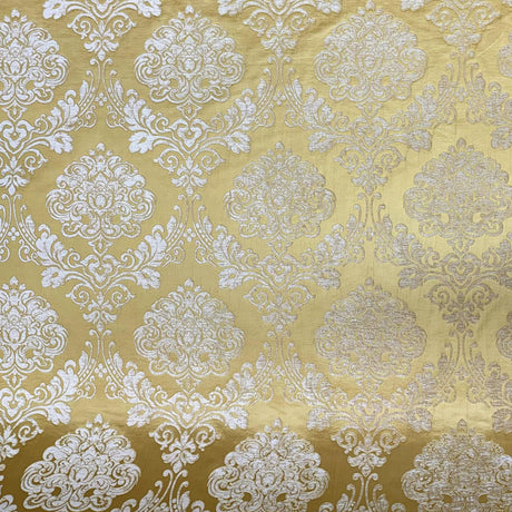 Casino Fabric 100 Percent Polyester Fabric - Tonal Damask, 56" Width (1 Yard)