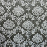 Casino Fabric 100 Percent Polyester Fabric - Tonal Damask, 56" Width (1 Yard)