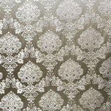 Casino Fabric 100 Percent Polyester Fabric - Tonal Damask, 56" Width (1 Yard)