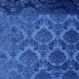 Casino Fabric 100 Percent Polyester Fabric - Tonal Damask, 56" Width (1 Yard)